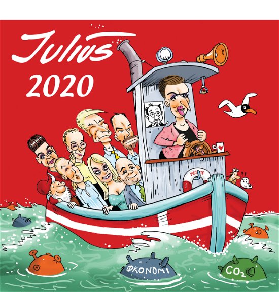 Cover for Jens Julius Hansen · Julius Tegninger (Sewn Spine Book) [1º edição] (2020)