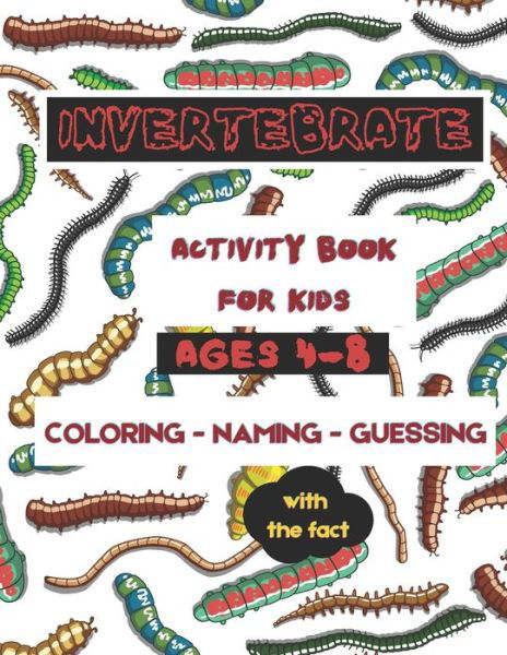 Cover for Lubawi Books · Invertebrate Activity Book For Kids (Pocketbok) (2020)