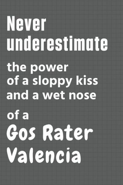Cover for Wowpooch Press · Never underestimate the power of a sloppy kiss and a wet nose of a Gos Rater Valencia (Pocketbok) (2020)