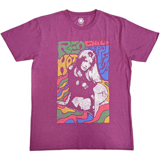 Cover for Red Hot Chili Peppers · Red Hot Chili Peppers Unisex T-Shirt: Kneeling Girl (Pink) (T-shirt)