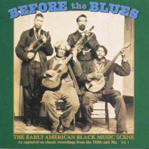 Cover for Various Artists · Before The Blues - Vol. 1 (CD) (2000)