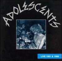 Cover for Adolescents · Live 1981 &amp; 1986 (CD) (1999)