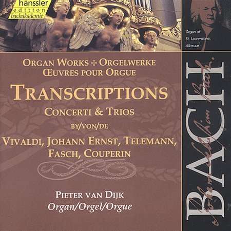 Cover for Bach / Van Duk · Transcriptions: Not a Note from Bach (CD) (2000)