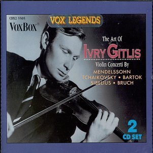 The Art Of Ivry Gitlis - Vienna So / Horenstein - Musiikki - VOX - 0047163550522 - perjantai 1. heinäkuuta 1994