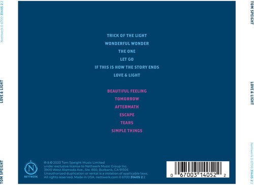 Cover for Tom Speight · Love &amp; Light (CD) (2023)
