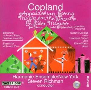 Copland  Appalachian Spring - Harmonie Enseugene Drucker - Musik - BRIDGE RECORDS - 0090404914522 - 31 mars 2008