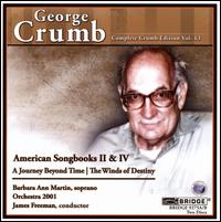 Complete Crumb Edition 13 - Crumb / Martin / Orchestra 2001 / Freeman - Musik - BRIDGE - 0090404927522 - 11. November 2008