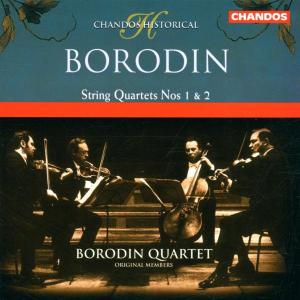 Borodinstring Quartets Nos 1 2 - Borodin Quartet - Musikk - CHANDOS - 0095115996522 - 19. november 2001