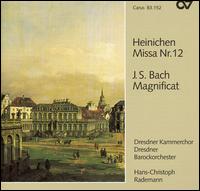 Cover for Heinichen / Bach / Dresden Baroque Orch / Rademann · Mass 12 / Magnificat (CD) (2001)