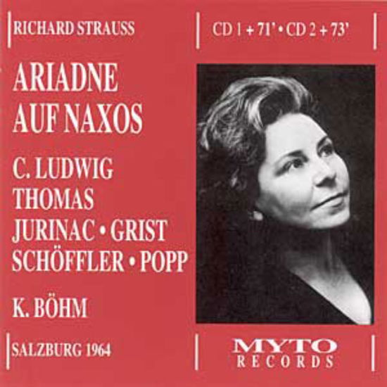 Cover for Richard Strauss · Ariadne Auf Naxos (CD) (2001)