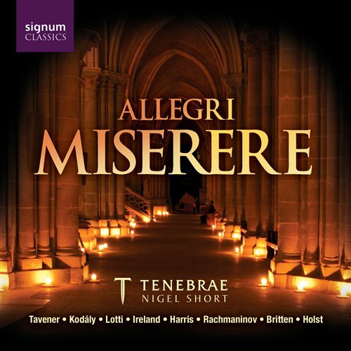 Allegri / Miserere - Tenebrae / Short - Música - SIGNUM RECORDS - 0635212008522 - 3 de marzo de 2017