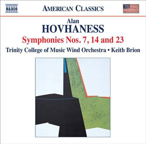 Symphonies No.7,14,23 - A. Hovhaness - Musiikki - NAXOS - 0636943938522 - maanantai 17. toukokuuta 2010