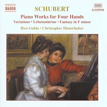 Piano Works For 4 Hands - Franz Schubert - Música - KONTRAPUNKT - 0716043228522 - 16 de dezembro de 1998