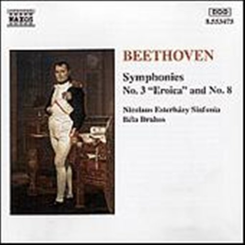 Cover for Beethoven / Drahos · Symphonies 3 &amp; 8 (CD) (1996)
