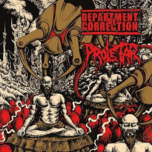 Cover for Department of Correction / Proletar · Split (CD) (2016)