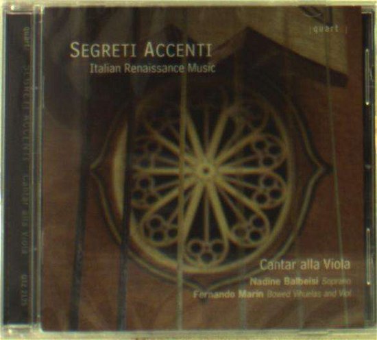 Antonio / Viola / Marin · Italian Renaissance Music (CD) (2018)