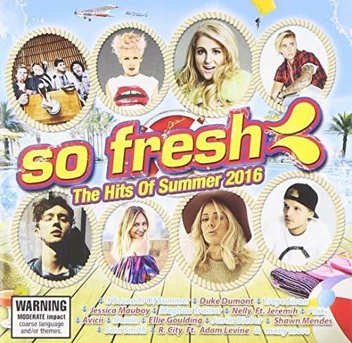 Various Artists · So Fresh:Hits Of Summer 2016 (CD) (2015)