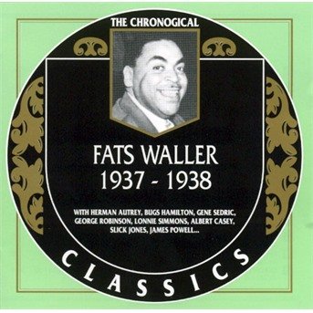 Cover for Fats Waller  · 1937-1938 (CD)