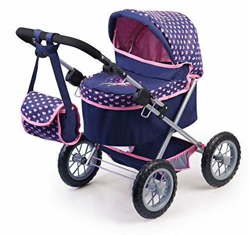 Cover for Poppenwagen Bayer Trendy: blauw / roze (13052AA) (Toys)