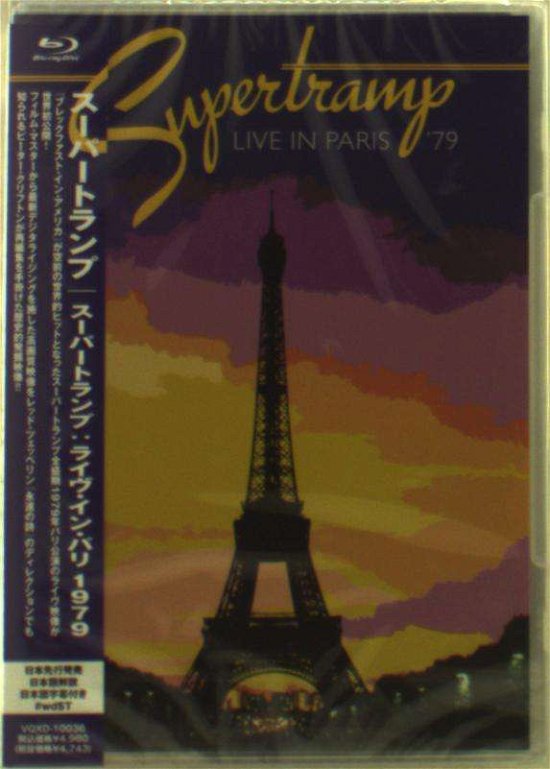 Cover for Supertramp · Live in Paris (Blu-ray) (2018)