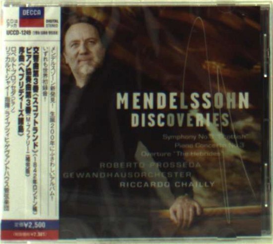 Cover for Riccardo Chailly · Mendelsshon Discoveries (CD) (2009)