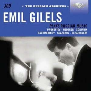 Cover for Gilels Emil · Piano Sonatas (CD) (2012)