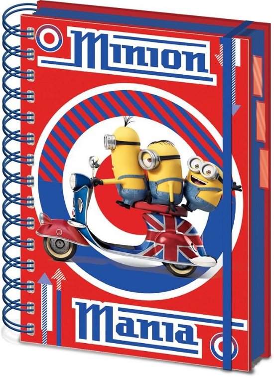 Cover for Minions · Minions British A5 Project Book (MERCH)