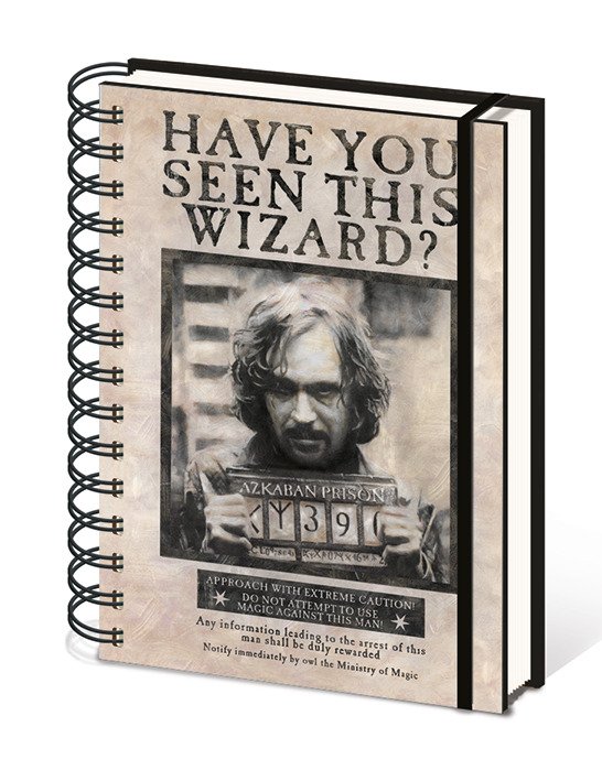 Cover for Pyramid International · Harry Potter (Wanted Sirius Black) A5 Wiro Notebook (Paperback Bog) (2023)