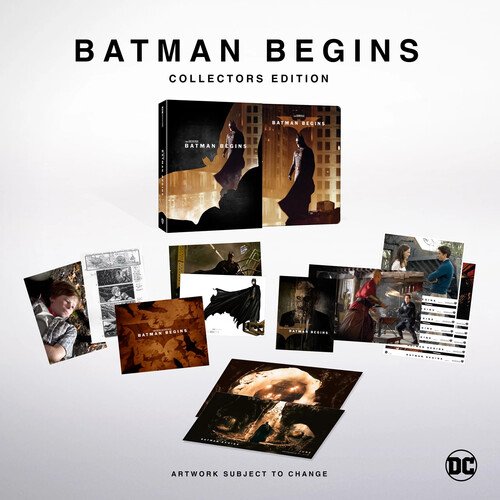 Cover for Batman Begins: Ultimate Collector's Edition · Batman Begins (2005) Ultimate Collectors Edition Limited Edition Steelbook (4K UHD Blu-ray) (2022)