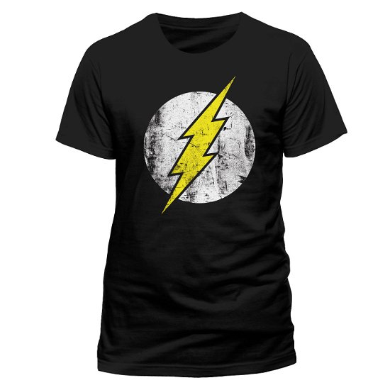 Cover for The Flash · Dc Comics: Flash (The): Distressed Logo (T-Shirt Unisex Tg. L) (Klær) [size L]