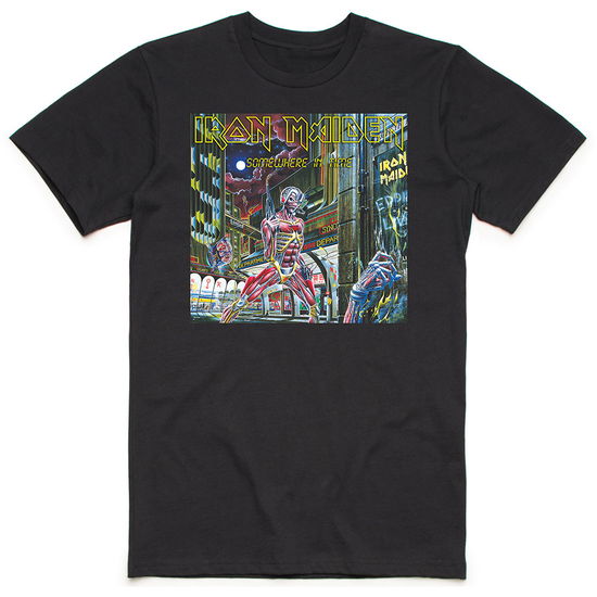 Iron Maiden Unisex T-Shirt: Somewhere in Time Box - Iron Maiden - Merchandise - MERCHANDISE - 5056170674522 - January 29, 2020