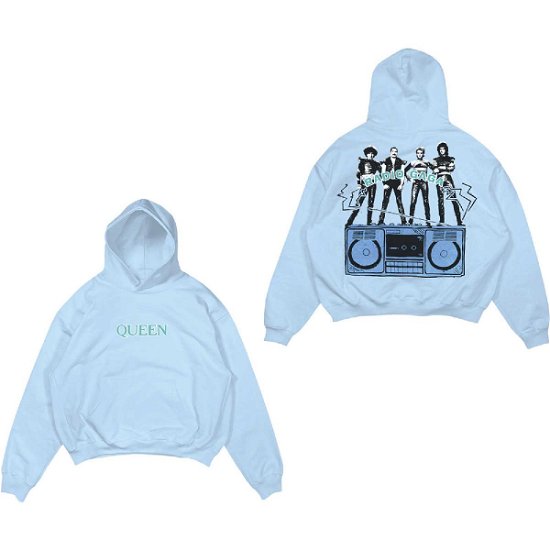Cover for Queen · Queen Unisex Pullover Hoodie: Radio Ga Ga (Back Print) (Hoodie) [size S]