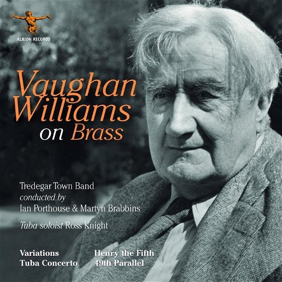 Cover for Tredegar Town Band / Ross Knight / Ian Porthouse / Martyn Brabbins · Vaughan Williams On Brass (CD) (2022)