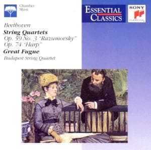 Cover for Budapest String Quartet · String Quartet Op. 59 No. 3 ''razumovsky'' / String Quartet Op. 74 ''harp'' / ' (CD) (1991)