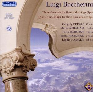 Cover for Boccherini / Ittzes / Hadady / Abraham · Chamber Music with Flute &amp; Oboe (CD) (2014)