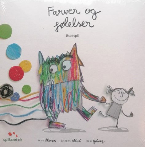 Cover for Anna Llenas · Farver og følelser Brætspil (TILBEHØR) [1. udgave] (2023)