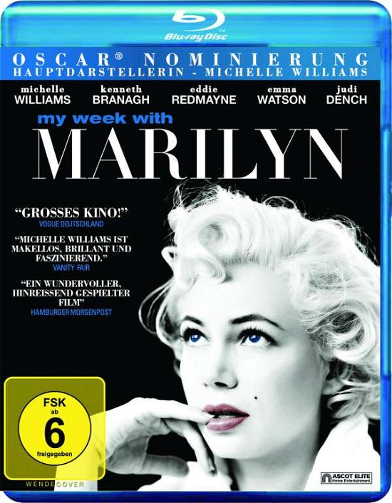 Cover for My Week with Marilyn-blu-ray Disc (Blu-ray) (2012)