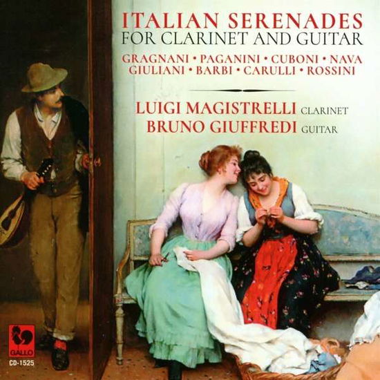 Cover for Magistrelli, Luigi &amp; Bruno Giuffredi · Italian Serenades For Clarinet And Guitar (CD) (2018)