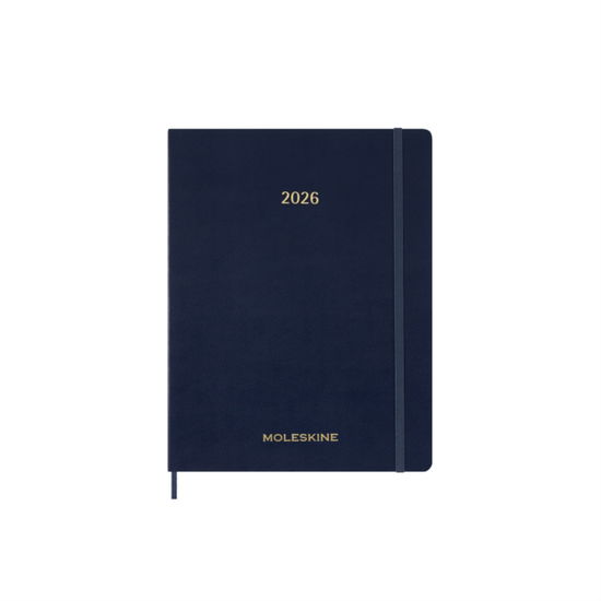 Cover for Moleskine · Moleskine 2026 13-Month Essential XXL Weekly Vertical Planner: Sapphire Blue (N/A) (2025)