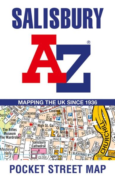 Cover for A-Z Maps · Salisbury A-Z Pocket Street Map (Kartor) (2023)