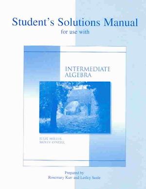 Cover for Julie Miller · Student's Solutions Manual for use with Intermediate Algebra (Paperback Book) (2003)