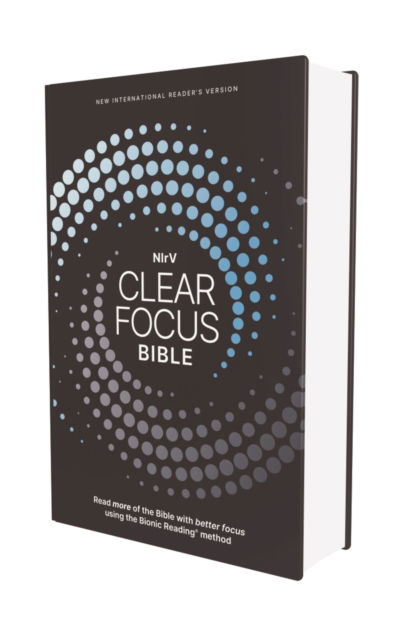 Cover for Zondervan · NIrV, Clear Focus Bible, Hardcover, Charcoal / Blue: Read more of the Bible with better focus - Clear Focus (Gebundenes Buch) (2025)