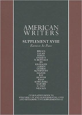 Cover for Jay Parini · American Writers: Supplement (American Writers Supplements) (Hardcover Book) (2008)