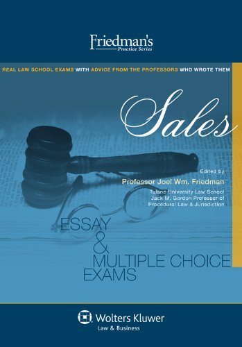 Cover for Joel Wm Friedman · Friedman's Practice Series: Sales (Taschenbuch) (2010)