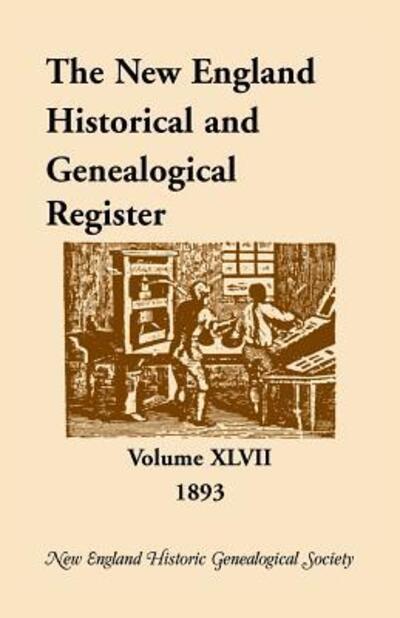 Cover for The New England Historical and Genealogical Register (Paperback Book) (2016)