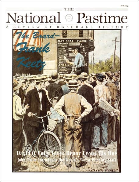 Cover for Society for American Baseball Research · The National Pastime, Volume 13: A Review of Baseball History (Paperback Book) [Journal edition] (1993)