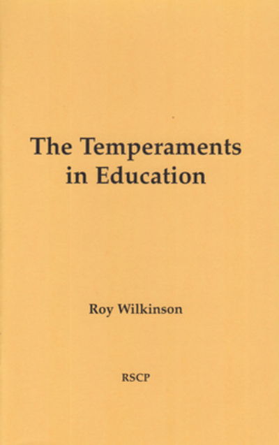 Cover for Roy Wilkinson · The Temperaments in Education (Paperback Book) (2018)