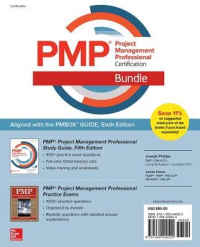 Cover for Joseph Phillips · PMP Project Management Professional Certification Bundle (Paperback Book) (2018)