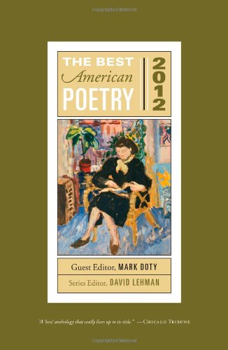 Cover for Mark Doty · The Best American Poetry 2012: Series Editor David Lehman (Paperback Book) [Original edition] (2012)