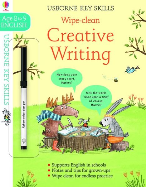 Wipe-Clean Creative Writing 8-9 - Key Skills - Caroline Young - Books - Usborne Publishing Ltd - 9781474968522 - April 2, 2020